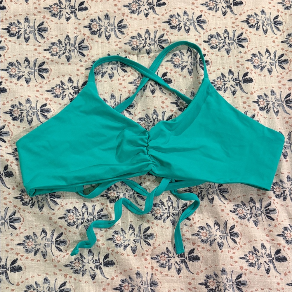 Vibrant Teal Bikini Top